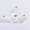 Triade in porcellana color bianco Art. C.404