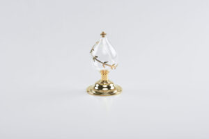 Lume a goccia in cristallo con  decorazione oro Art. C.1038