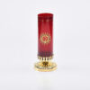 Portavetro per SS. con vetro SS. rosso Art. C.283.1497