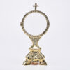 Espositore barocco in ottone dorato per Ostia 15 cm Art. C.340