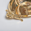 Servizio ampolle decorazione oro su vassoio ottone Art. C.524 - immagine 5