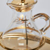 Servizio ampolle decorazione oro su vassoio ottone Art. C.524 - immagine 3
