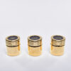 3 vasetti corazza per Oli Santi Art. 829/3