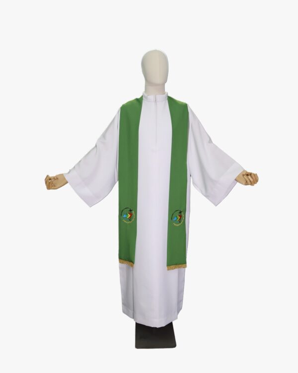 Stola Sacerdotale in poliestere con logo Giubileo ricamato Art. CST15GBR - immagine 4