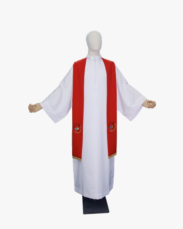 Stola Sacerdotale in poliestere con logo Giubileo ricamato Art. CST15GBR - immagine 2